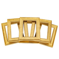 Lars Antique Gold 1 9/16" Six Pack Artist Frames