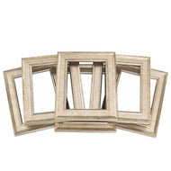 Lars Antique Silver 1 9/16" Six Pack Artist Frames