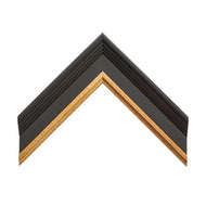 Dark Mahogany Gold Lip 1 3/4" Artist Frame