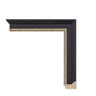 Dark Mahogany Silver Lip 1 3/4" Artist Frame