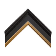 Academie Black 2 1/8" Corner Sample