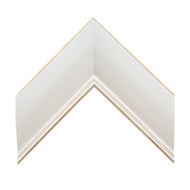 Andover White 2 11/16" Corner Sample