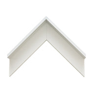 Gallery One White 1/4" Corner Sample