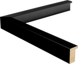 Shadowbox, Small - Alto 13/16" Black Cap Frame