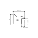 Academie 1 1/4" Gold Frame