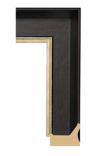 Dresden 3" Black Umber Artist Frame