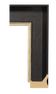 Dresden 3" Black Umber Artist Frame