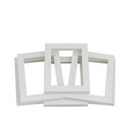 Alto White 1 3/16" Cube Frame Six Pack