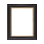Academie 2 1/8" Black and Gold Artist Frame