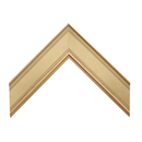 Alba Champagne 2 9/16&quot; Corner Sample
