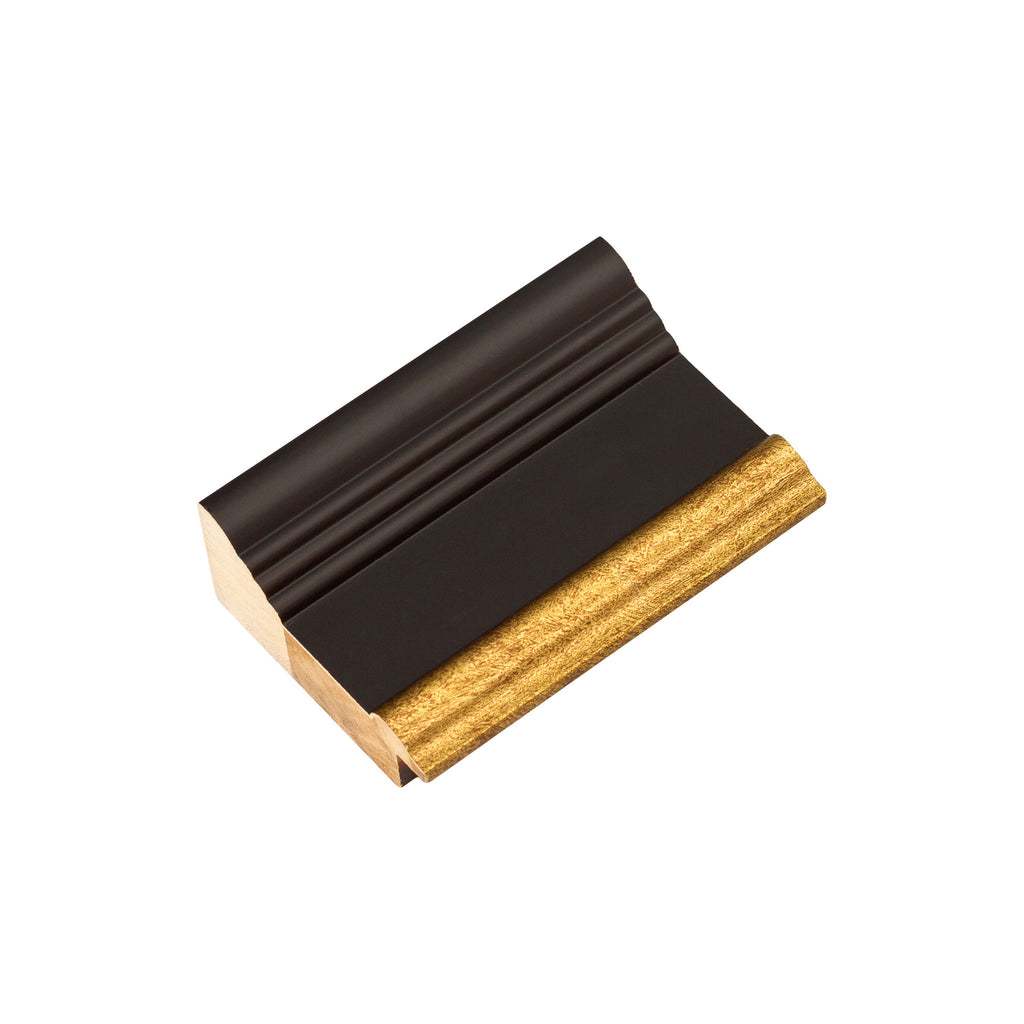 Dark Mahogany 2 3/4" Gold Lip Artist Frame