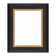 Dark Mahogany 2 3/4" Gold Lip Artist Frame