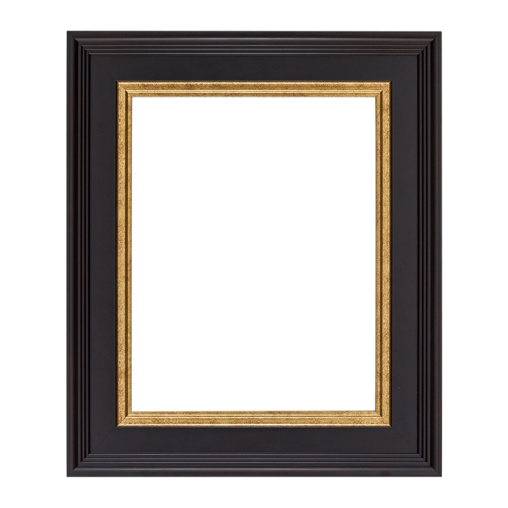 Dark Mahogany 2 3/4" Gold Lip Artist Frame