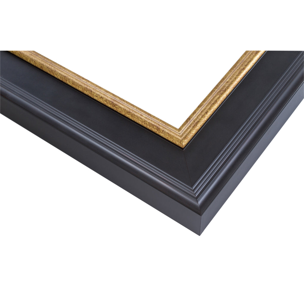Dark Mahogany 2 3/4" Gold Lip Artist Frame