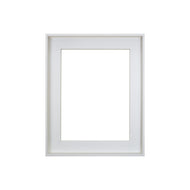 Gallery One 1/4" White Floater Frame