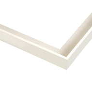 Gallery One 1/4" White Floater Frame