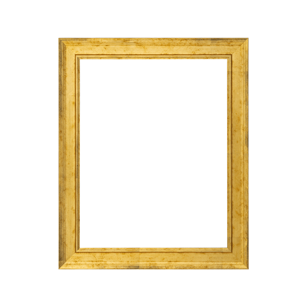 Lars 1 9/16"  Antique Gold Panel Artist Frame