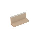 Santa Fe White Stain Silver 1 1/2" Floater Frame