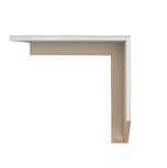 Santa Fe White Stain Silver 1 1/2" Floater Frame