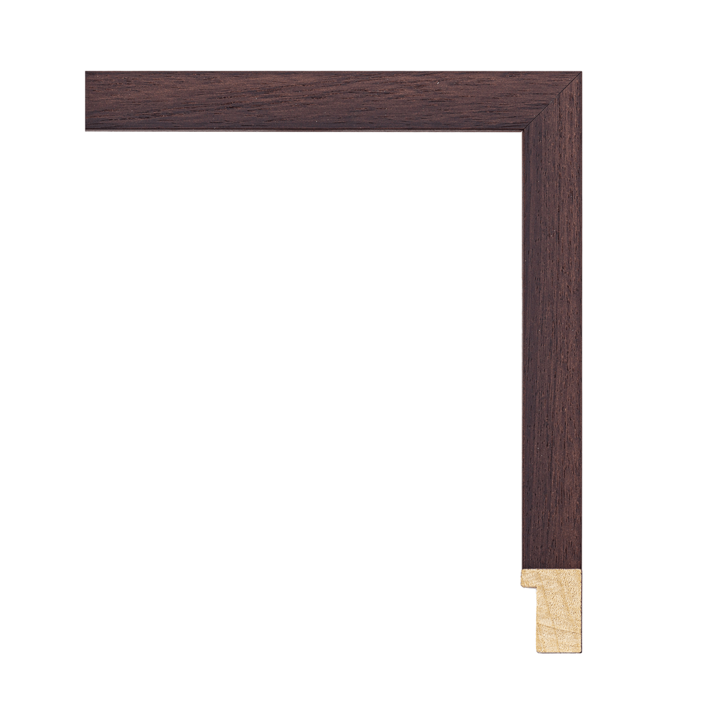 Shoji 1 1/8" Dark Walnut Cube Artist Frame