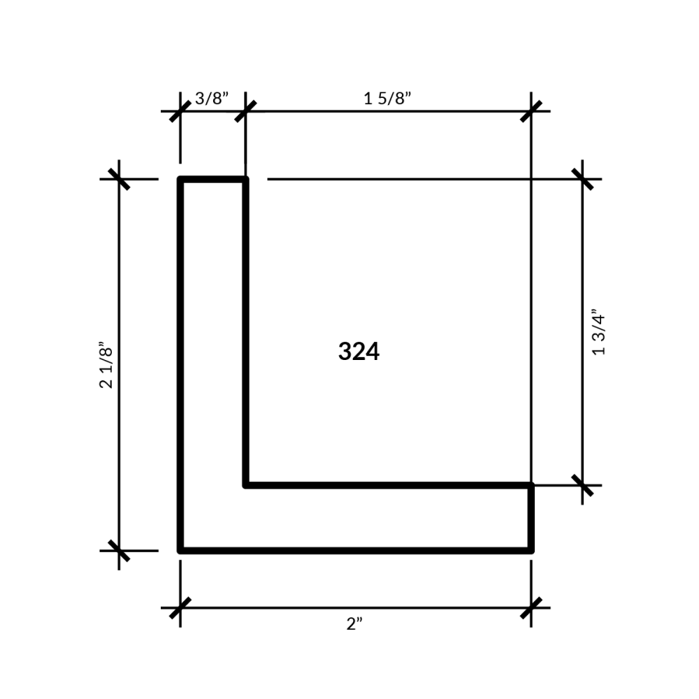 1 3/4" Gallery One Black Floater Frame