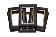 Dark Mahogany Silver Lip 1 3/4" Six Pack Artist Frames