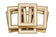 Alba 1 3/4" Champagne Six Pack Artist Frames