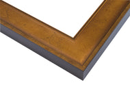 Veined Ogee 2 5/8" Warm Gold Corner Sample