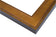 Veined Ogee 2 5/8" Warm Gold Corner Sample