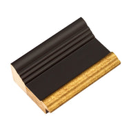 Dark Mahogany 2 3/4" Gold Lip Sample Chip