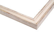 Brimfield White 2 1/4" Corner Sample