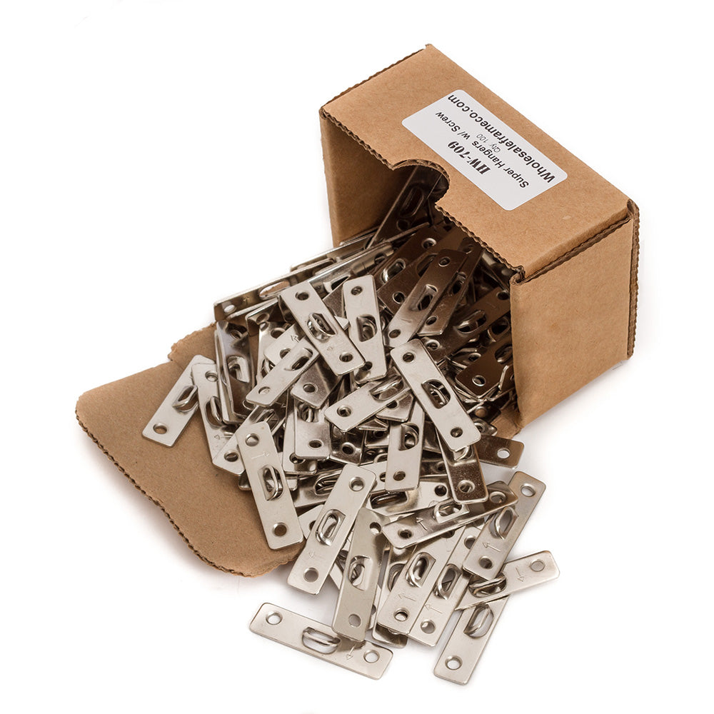 100 Count Two hole Super Hangers w/ Screws