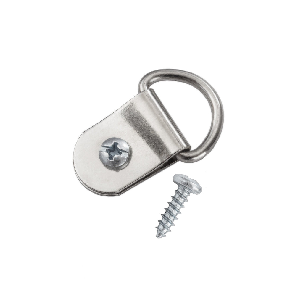 100 PICTURE FRAME D RING 2 HOLE STRAP HANGER 200 PAN HEAD #6 1/2 - Foto 8