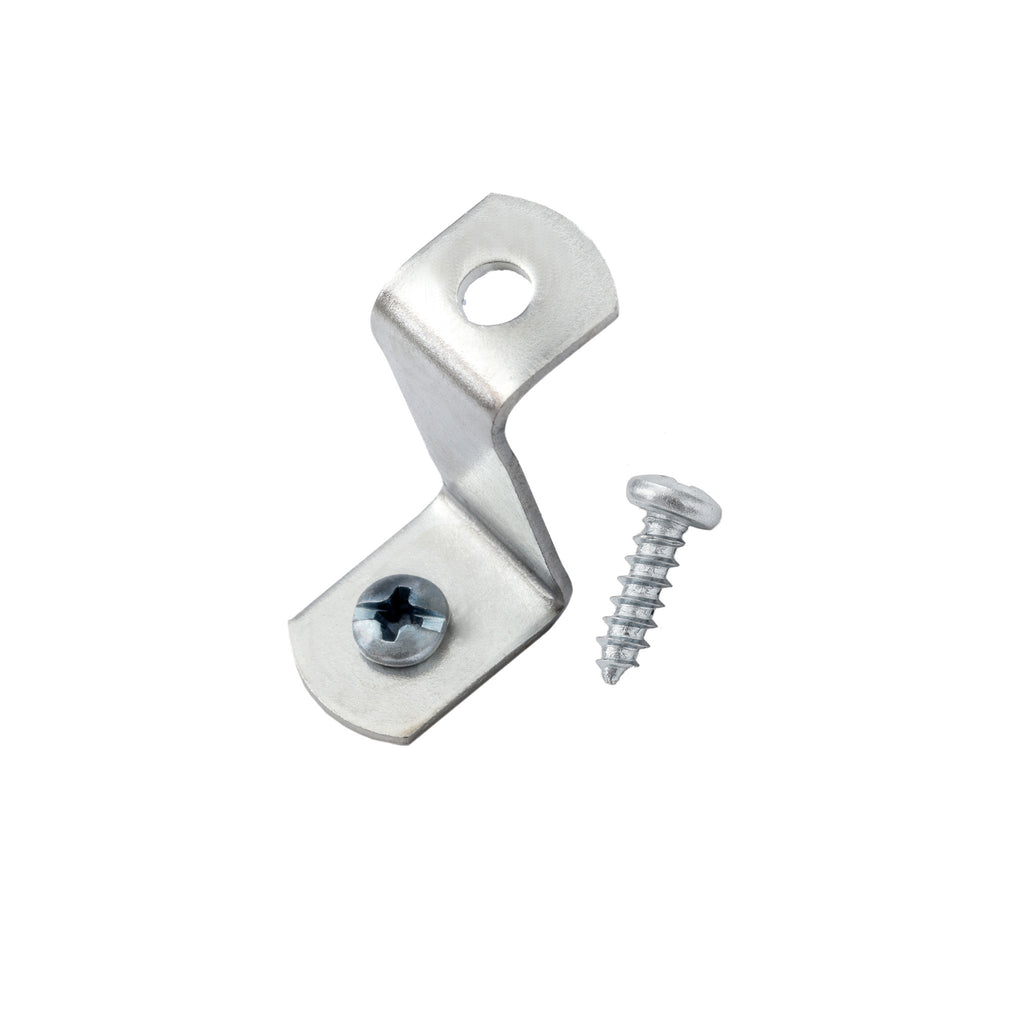 1" Offset Clips w/ Screws, Picture Hanging Hardware