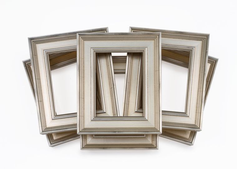 Six Pack Traditional Silver Frames