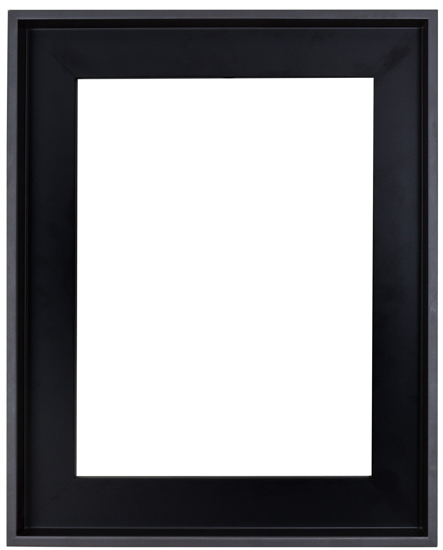 24x30 Frame, Black Picture Frame, 1.25 Inch Custom Frame, MDF