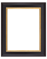Academie 2 1/8" Black and Gold Six Pack Artist Frames