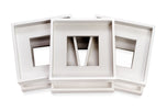 Gallery One 1/4" White Six Pack Floater Frames