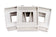 Gallery One 1/4" White Six Pack Floater Frames