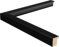 Cadigan 3/4" Black Cube Frame